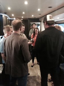 Everyone on Lee's tour bus